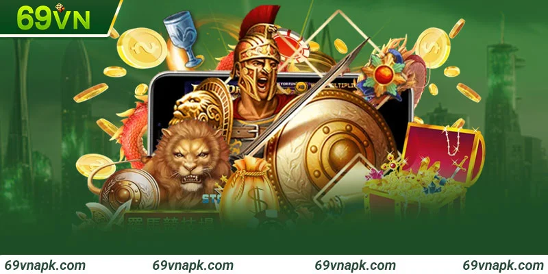 Hiệu ứng nổ xu bắt mắt và âm thanh Jackpot rộn ràng