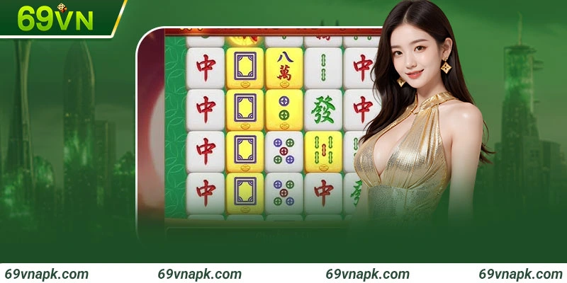 Giao diện đậm chất phương Đông, hiệu ứng gạch bài sống động 